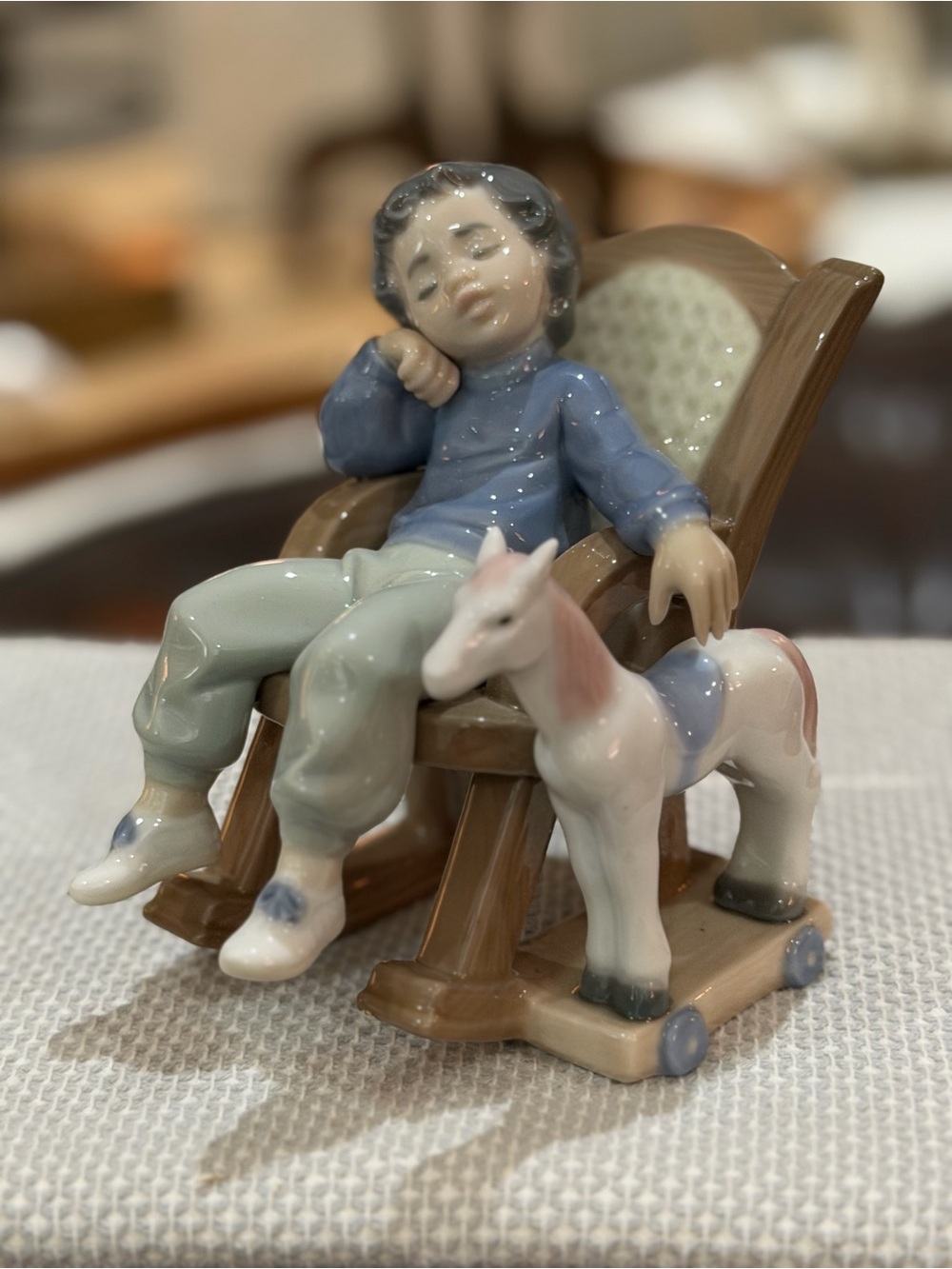 Lladro “All Tuckered Out” Figurine No. 05846 w/Original Box, PRISTINE CONDITION